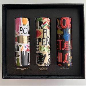 Beautycounter limited edition color intense lipstick set